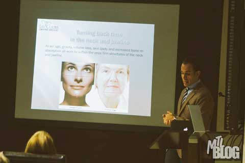 Dr. Omar Fouda Neel giving a Mommy Makeover Seminar - Slide 2