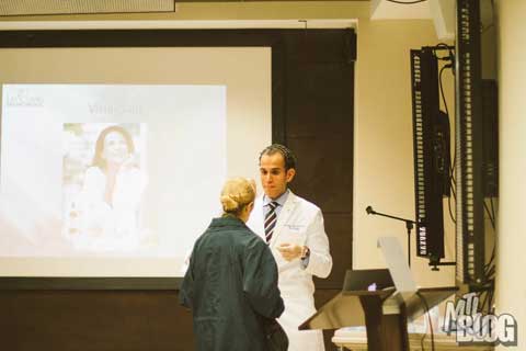 Dr. Omar Fouda Neel giving a Mommy Makeover Seminar - Slide 3