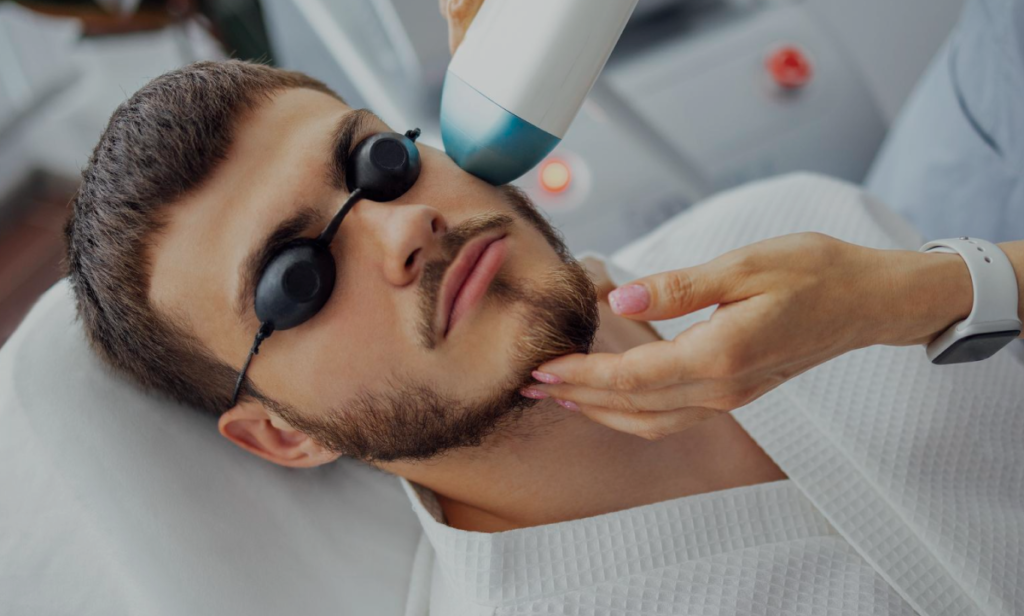 IPL Photo rejuvenation for men